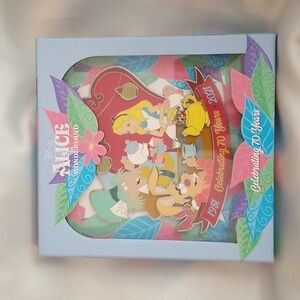 Disney Parks Alice In Wonderland Celebrating 70 Years Tea Party Pin NEW A6S6B3